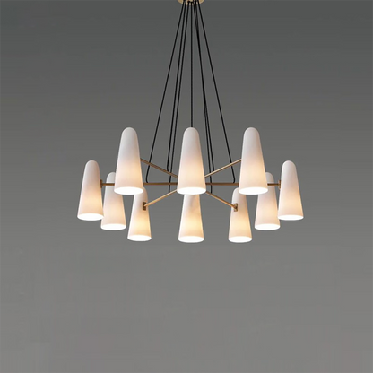 Elegant Loftlysekrone med Kugleformede Lys Hængende lamper Tech Butik