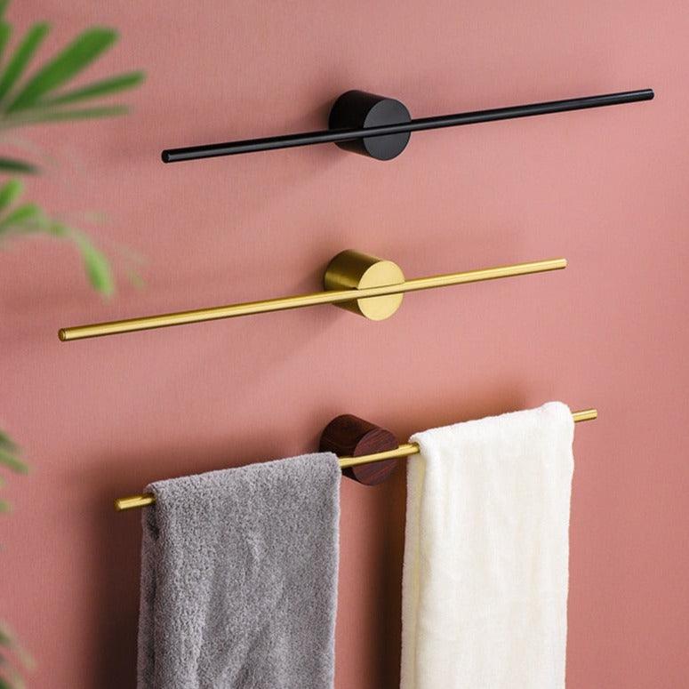 Elegant Metal Håndklædeholder Til Væg - Moderne Design Til Badeværelse Håndklædestativ i metal Tech Butik