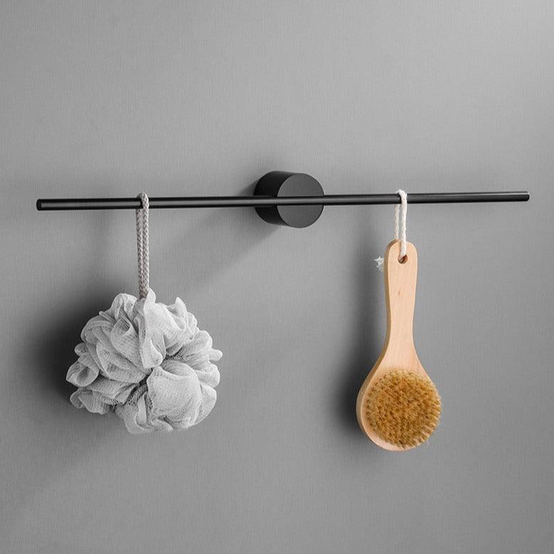 Elegant Metal Håndklædeholder Til Væg - Moderne Design Til Badeværelse Håndklædestativ i metal Tech Butik