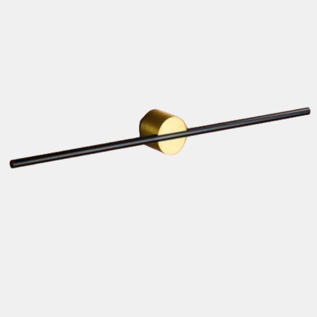 Elegant Metal Håndklædeholder Til Væg - Moderne Design Til Badeværelse Håndklædestativ i metal Tech Butik Kort Sort - Guld
