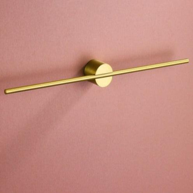 Elegant Metal Håndklædeholder Til Væg - Moderne Design Til Badeværelse Håndklædestativ i metal Tech Butik Kort Guld