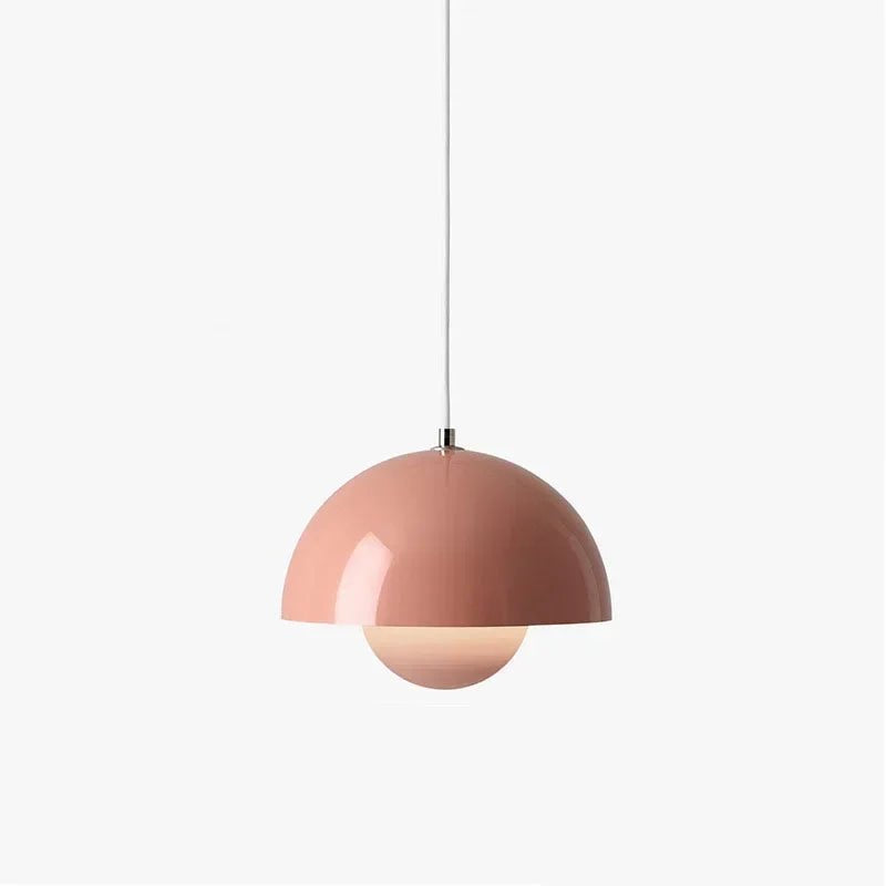 Elegant Nordisk LED Loftlampe til Moderne Indretning Pendellampe Tech Butik Pink-dia 23cm