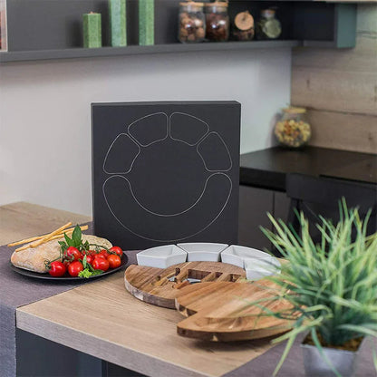 Elegant Skærebræt – Komplet Charcuterie Præsentation Serveringsfade Tech Butik