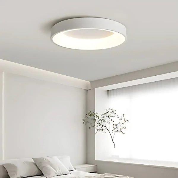 Elegant Skandinavisk Rund LED Loftlampe Loftlamper Tech Butik