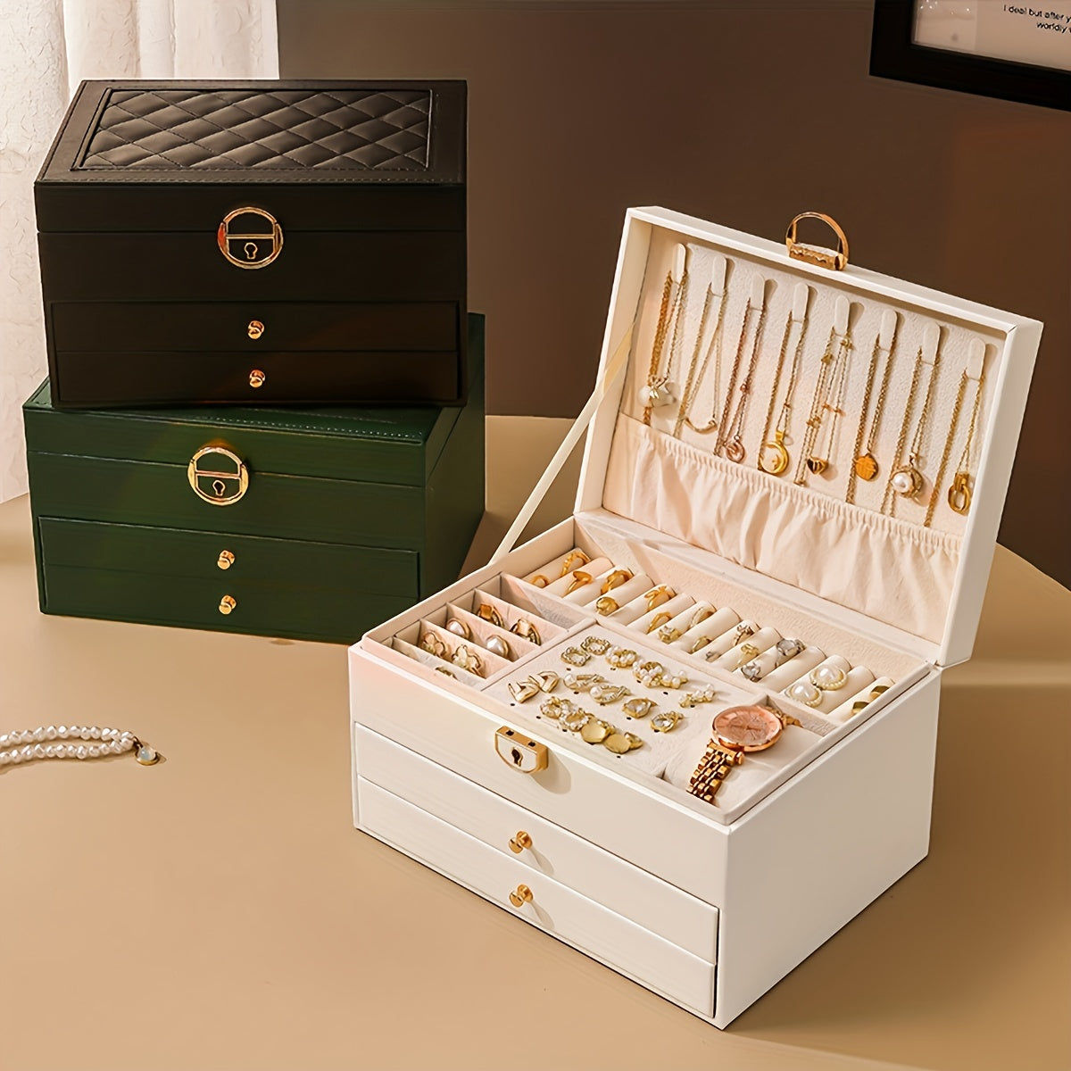 Elegant Smykkeopbevaringsboks – Premium Opbevaring til Din Kollektion Smykkeopbevaring & Organisatorer Tech Butik