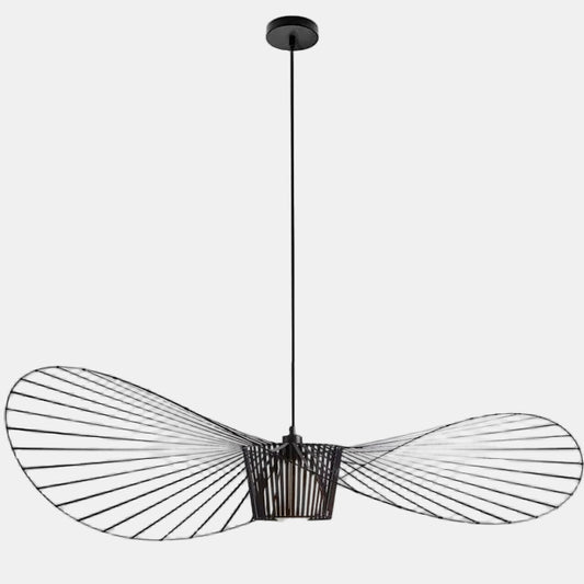 Elegant Sort Hat Pendellampe – Tidløs Belysning til Dit Hjem Pendellampe Tech Butik Sort Trefarvet dæmpbar 60cm