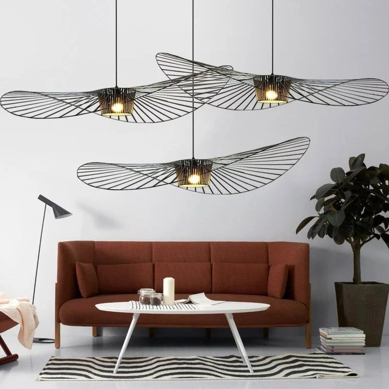 Elegant Sort Hat Pendellampe – Tidløs Belysning til Dit Hjem Pendellampe Tech Butik