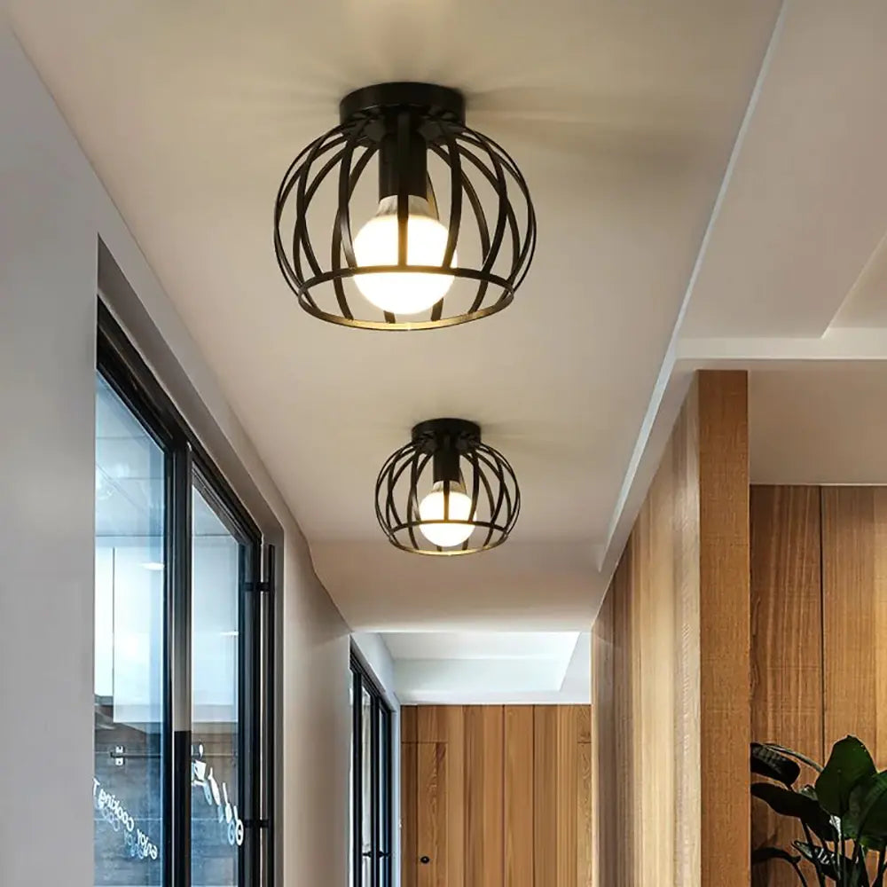 Elegant Sort Loftlampe til Stue og Moderne Indretning - LED Klar Belysning loftslampe Tech Butik Default