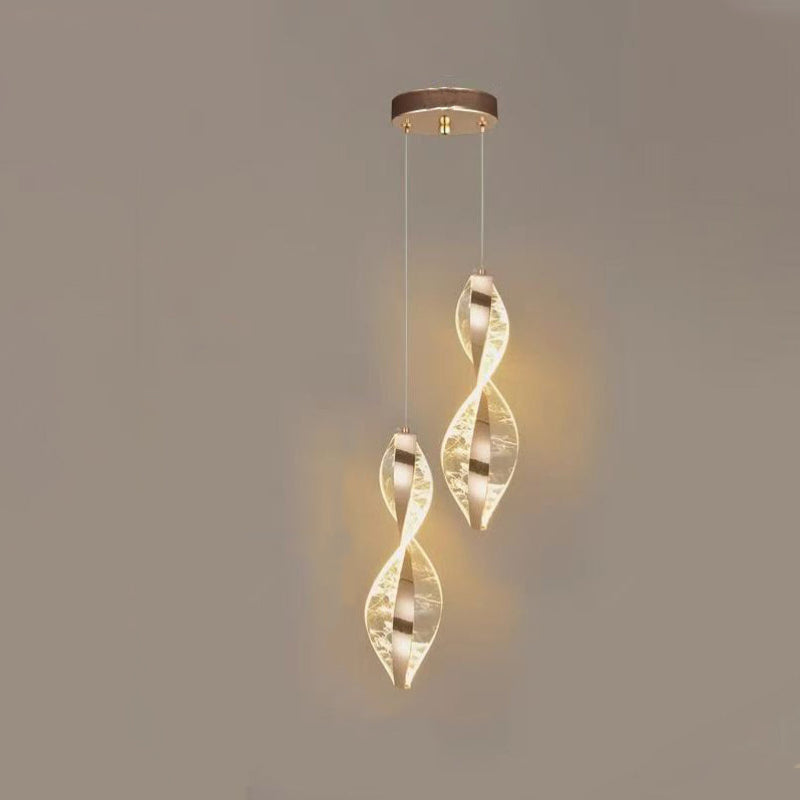Elegant Spiralformet LED Loftlampe med Blødt Lys Hængelamper Tech Butik 2 - Sod
