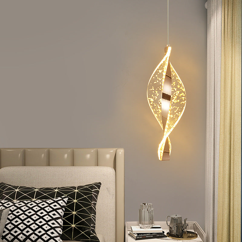Elegant Spiralformet LED Loftlampe med Blødt Lys Hængelamper Tech Butik