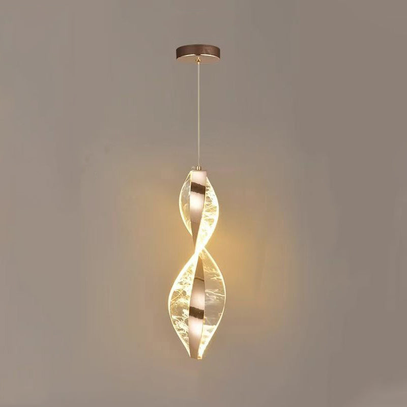 Elegant Spiralformet LED Loftlampe med Blødt Lys Hængelamper Tech Butik 1 - Sod