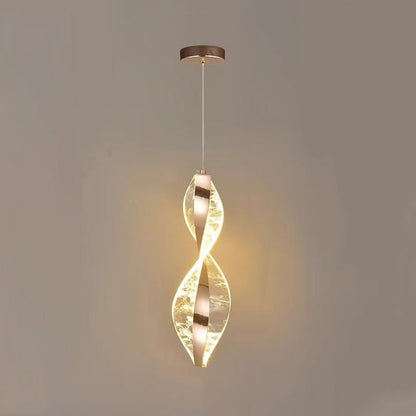 Elegant Spiralformet LED Loftlampe med Blødt Lys Hængelamper Tech Butik 1 - Sod