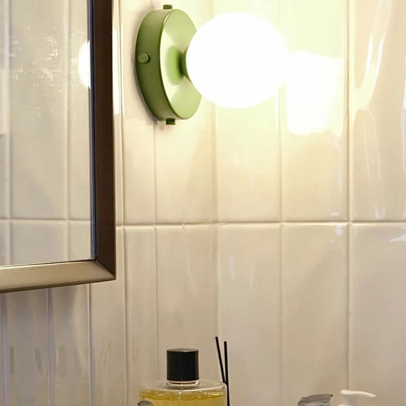 Glas Væglampe – Elegant Frostet Design Væglamper Tech Butik