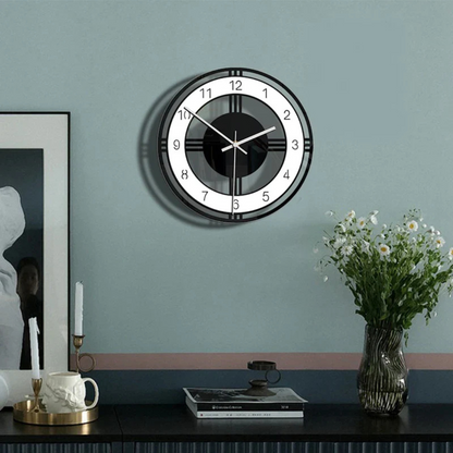 Elegant minimalistisk vægur til boligindretning Ure Tech Butik