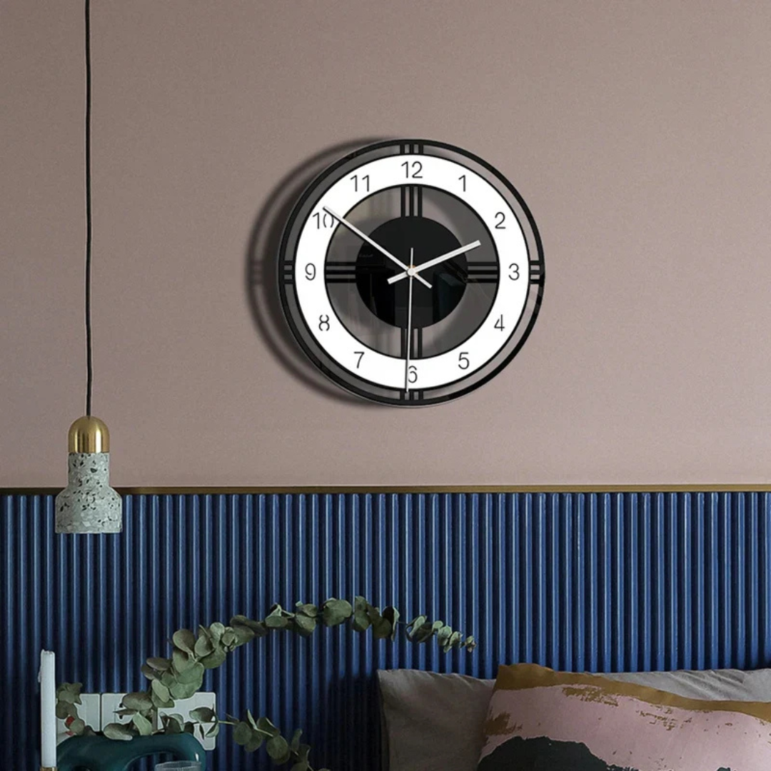 Elegant minimalistisk vægur til boligindretning Ure Tech Butik