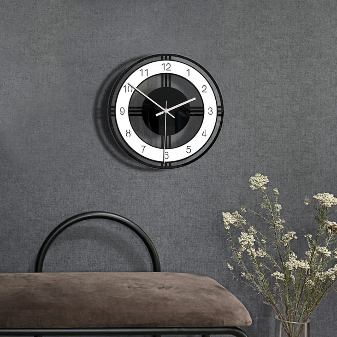 Elegant minimalistisk vægur til boligindretning Ure Tech Butik