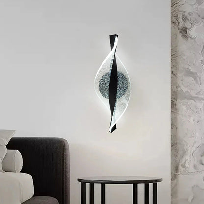 Elegant moderne LED-væglampe Væglamper Tech Butik Sort snefnug