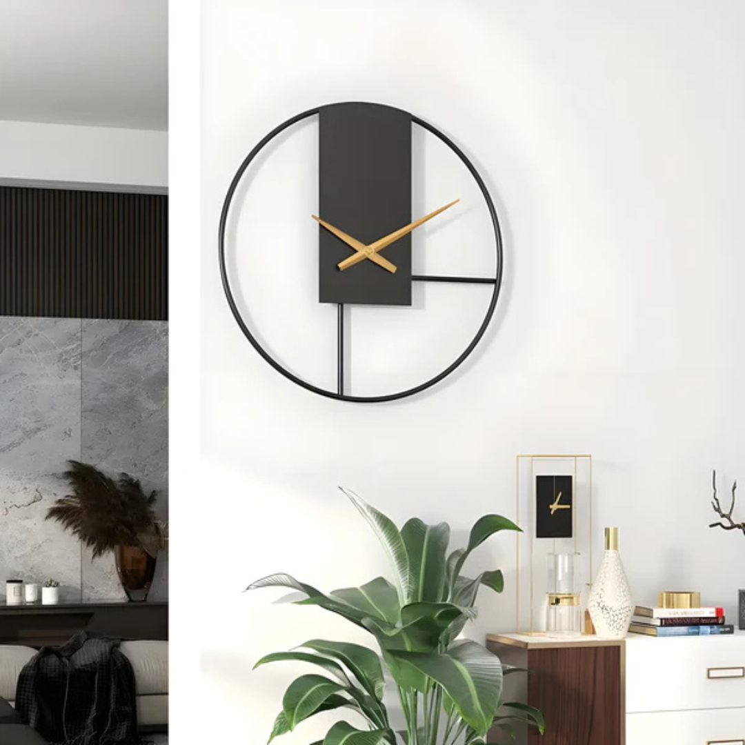 Elegant og lydløst vægur Ure Tech Butik