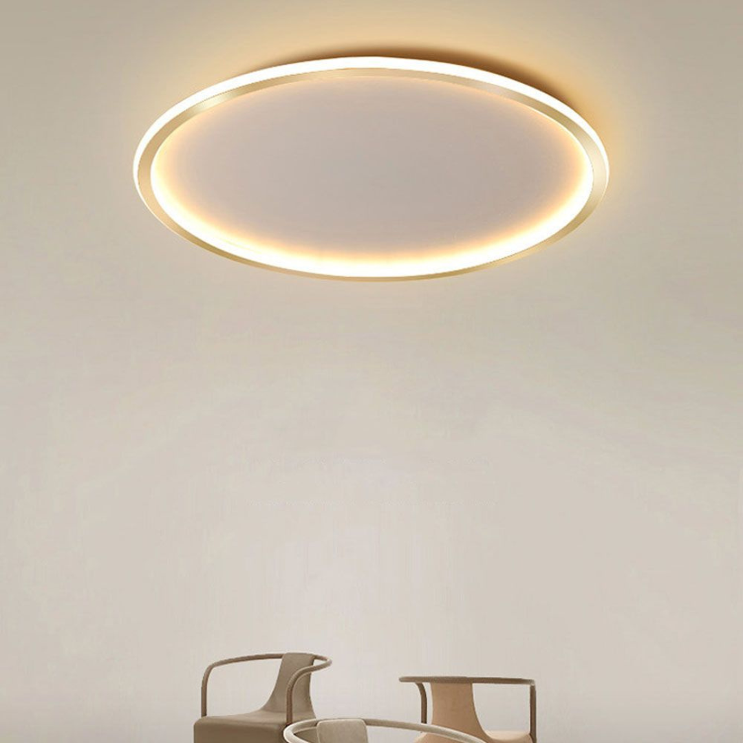 Elegant skandinavisk LED loftslampe Lamp Tech Butik Guld 20 cm