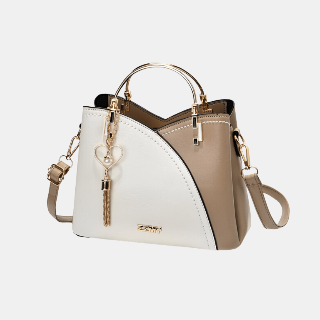 Elegante Luksushåndtasker til Kvinder Håndtasker Tech Butik Hvid/brun