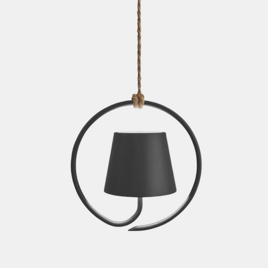 Moderne Pendellampe med Genopladeligt Batteri og Touch Kontrol Belysning Tech Butik Sort