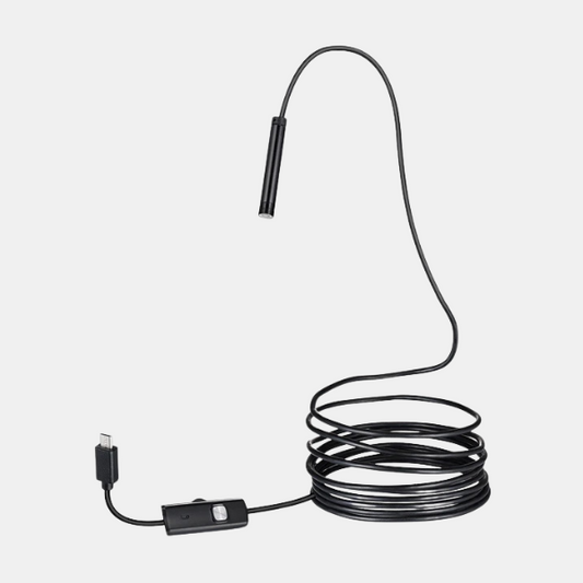 Endoskop inspektionskamera HD opløsning WiFi forbindelse & vandtæt 2m kabel med LED lys Actionkameraer Tech Butik