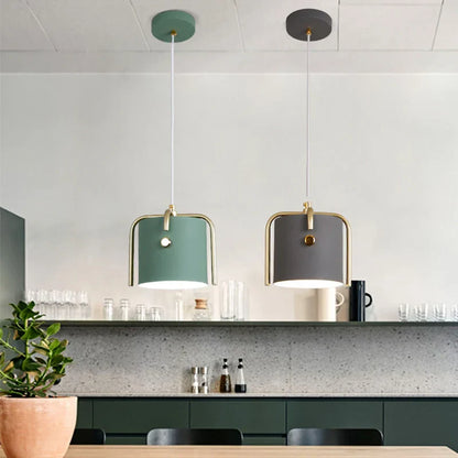 Enkel LED Pendellampe med Farverigt Design Hængelamper Tech Butik