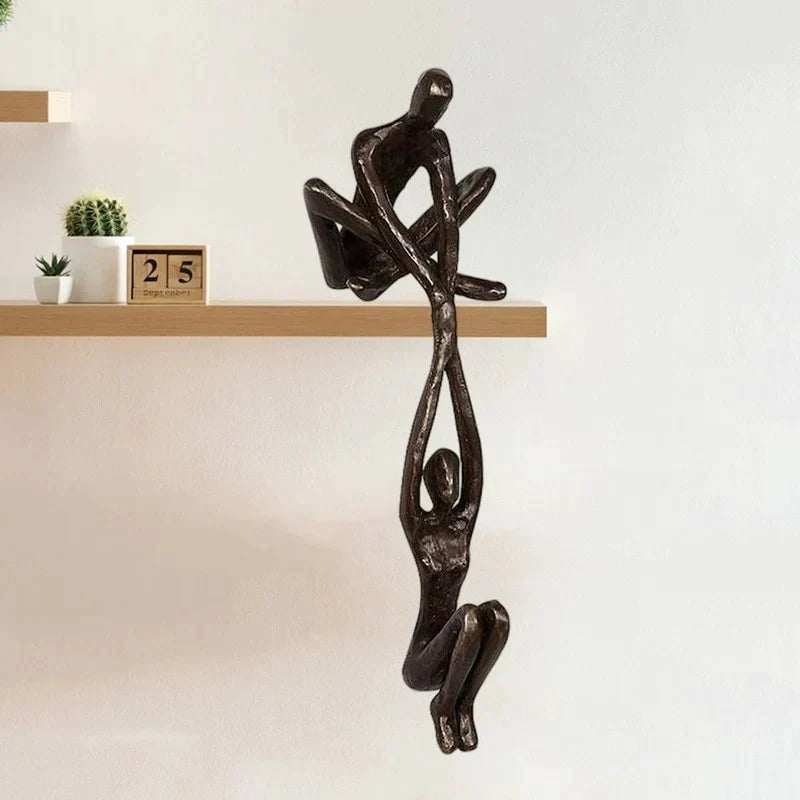 Evig Kærlighed og Styrke Skulptur Figur Figur Tech Butik Sort