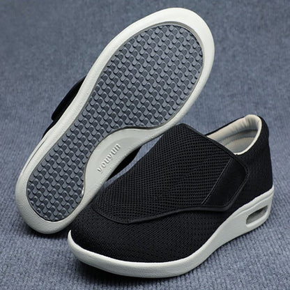 Bred Ortopædisk Sko til Diabetikere – Komfort og Støtte til Følsomme Fødder Shoes Tech Butik Sort 36