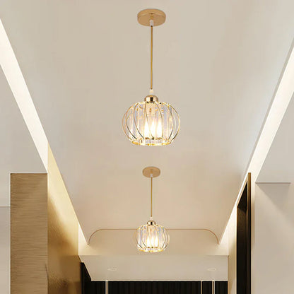 Stilfuld Globulær Glas Pendellampe - Minimal Elegance til Moderne Hjem Ceiling Light Tech Butik