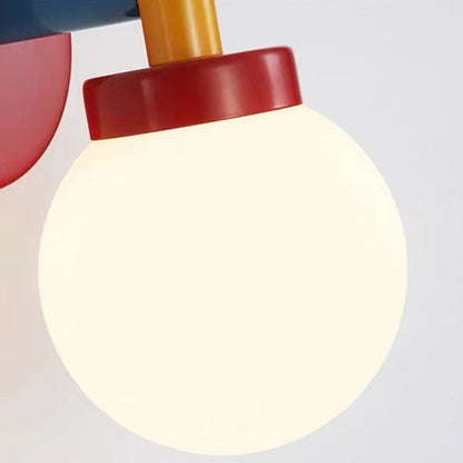 Farverig Glas Væglampe med Moderne Udtryk Børnelamper Tech Butik