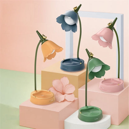 Minimalistisk Blomsterdesign Bordlampe – Legesyg Blomsterformet LED-lampe til Sengebord & Skrivebord Belysning Tech Butik
