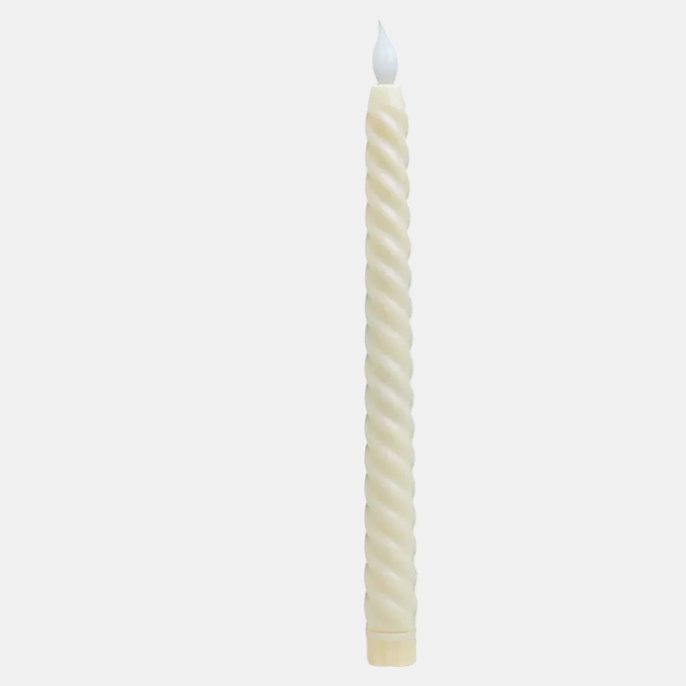 Festlige 3D LED-Kerzen - Realistisk Voks Design til Julestemning 3D LED-stearinlys Tech Butik Elfenben 6 stykker