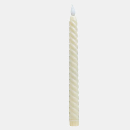 Festlige 3D LED-Kerzen - Realistisk Voks Design til Julestemning 3D LED-stearinlys Tech Butik Elfenben 6 stykker