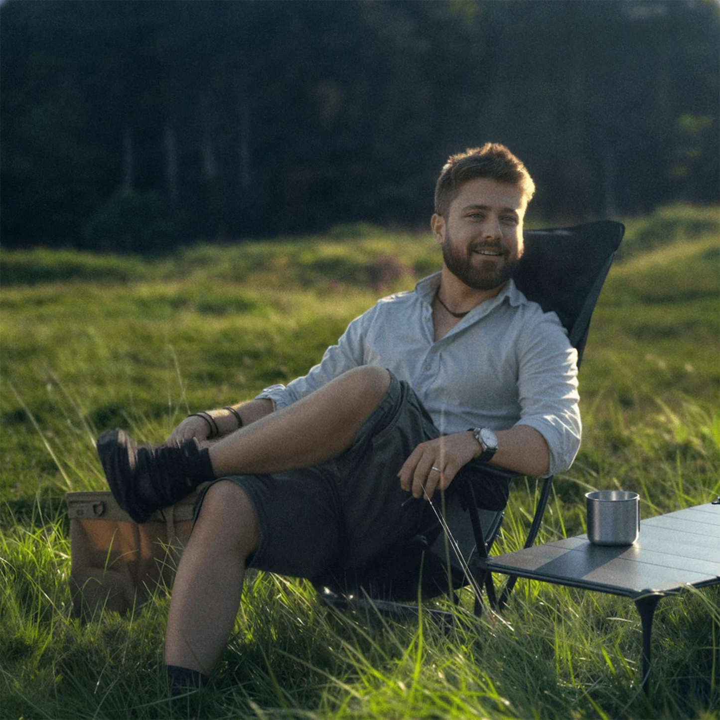 Sammenklappelig Udendørs Campingstol – Let at Medbringe Campingstole Tech Butik