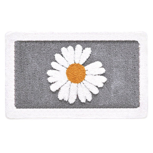 Blomstret Bademåtte – Skridsikker, Blød og Komfortabel til Daglig Brug Bathroom Accessories Tech Butik