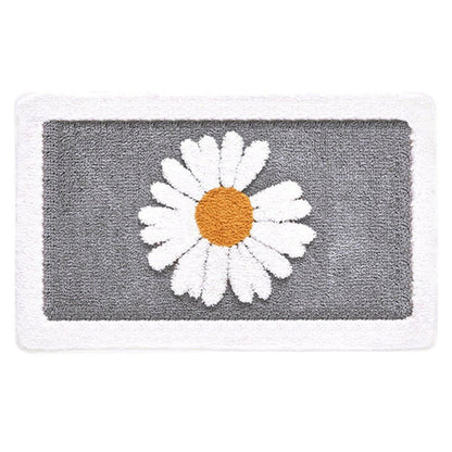 Blomstret Bademåtte – Skridsikker, Blød og Komfortabel til Daglig Brug Bathroom Accessories Tech Butik