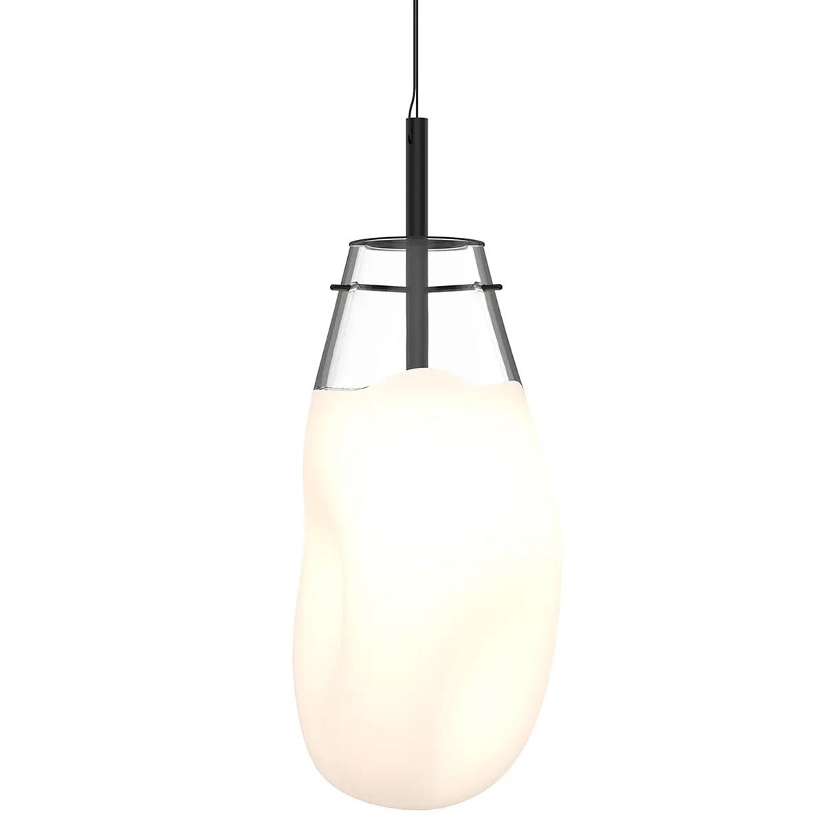 Flydende Inspireret Pendellampe med Moderne Design Pendellampe Tech Butik Hvid 56