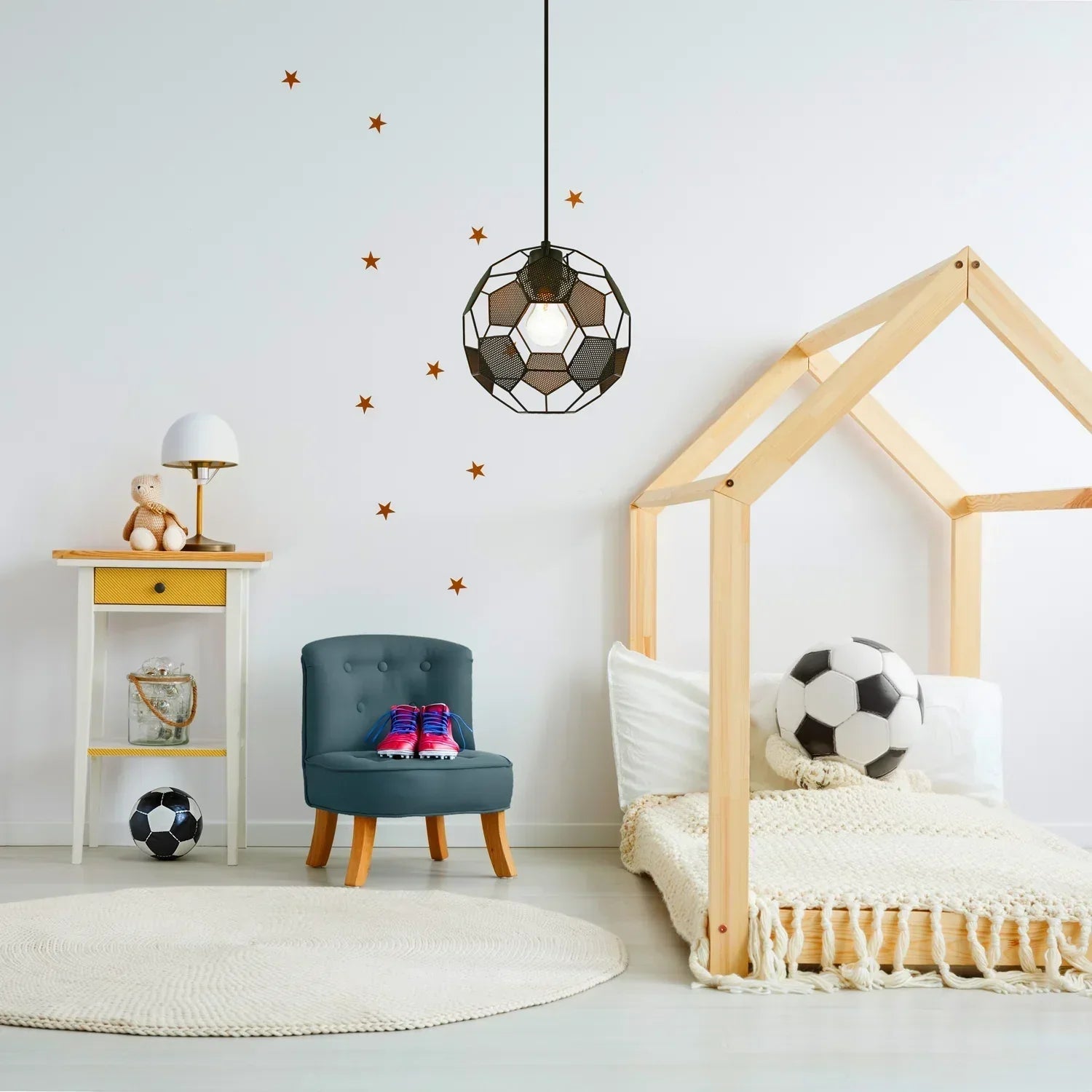 Fodboldmål Loftlampe– Score Stort med Sportsinspireret Belysning Belysning Tech Butik