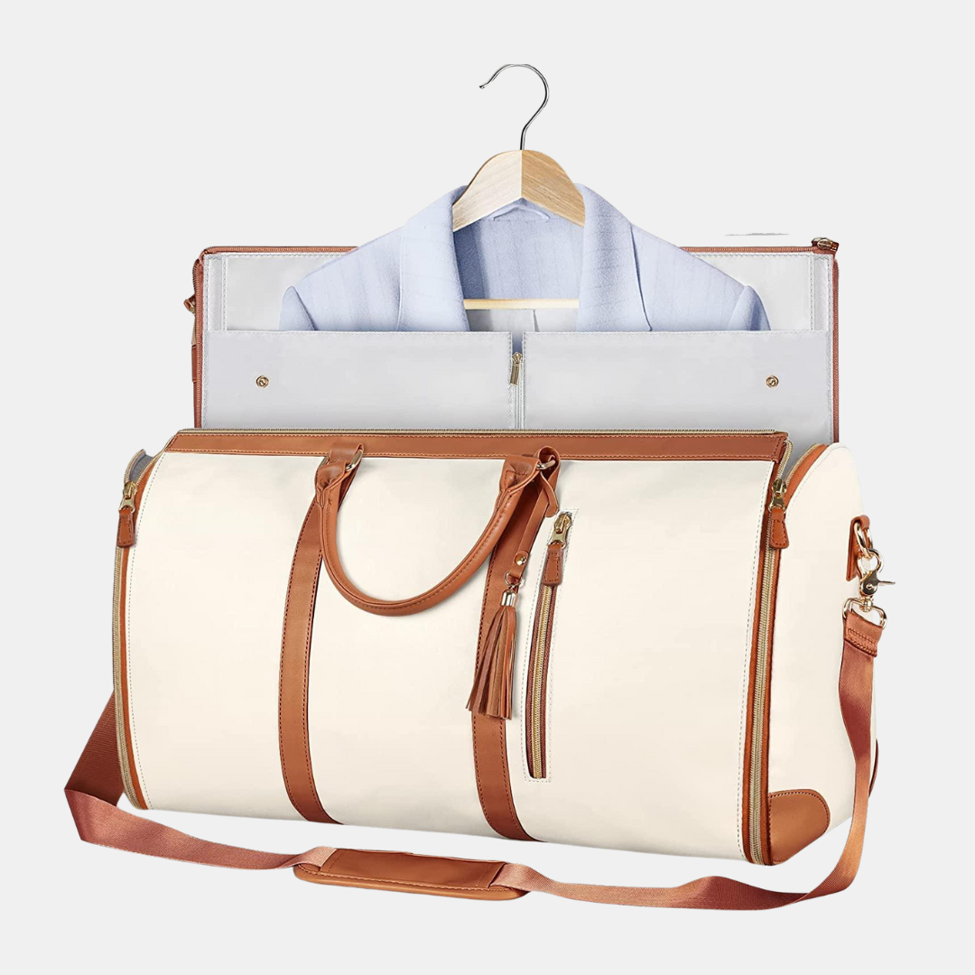 Foldbar Opbevaringstaske til Jakkesæt & Festtøj Bagage og rejseudstyr Tech Butik Beige