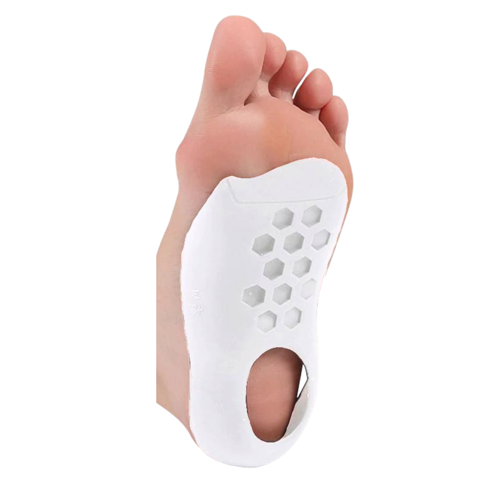 Ortopædiske Indlægssåler til Flade Fødder – Komfort & Støtte i Hverdagen Foot Care Tech Butik Hvid M EU 35-39