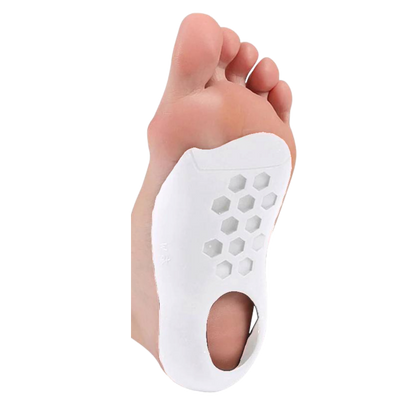Ortopædiske Indlægssåler til Flade Fødder – Komfort & Støtte i Hverdagen Foot Care Tech Butik Hvid M EU 35-39