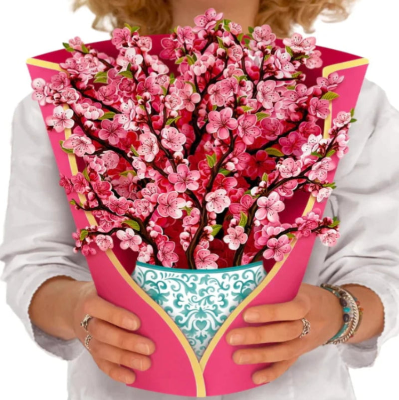 Forever Flower Bouquet 3D blomsterhilsen med kort Blomsterbuket Tech Butik