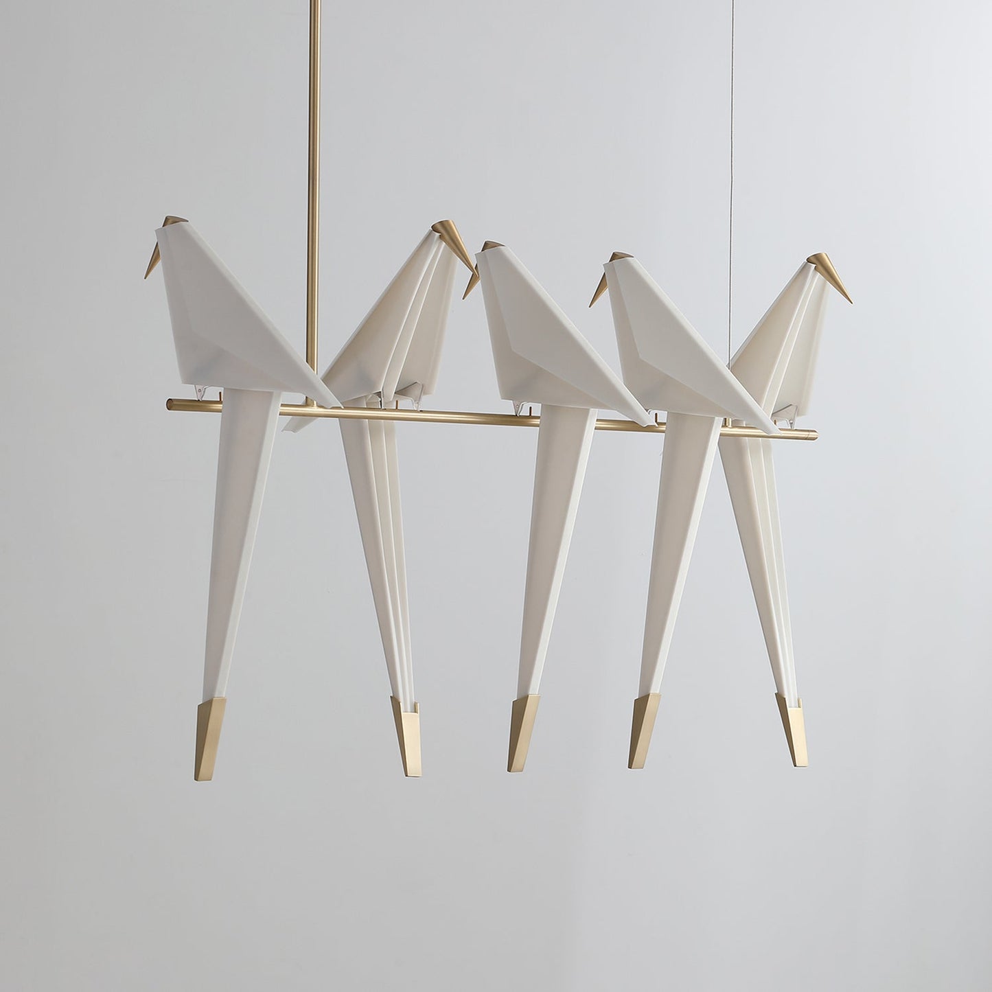 Fugleinspireret Skulpturel Loftlampe med Glød og Bevægelse Hængelampe Tech Butik