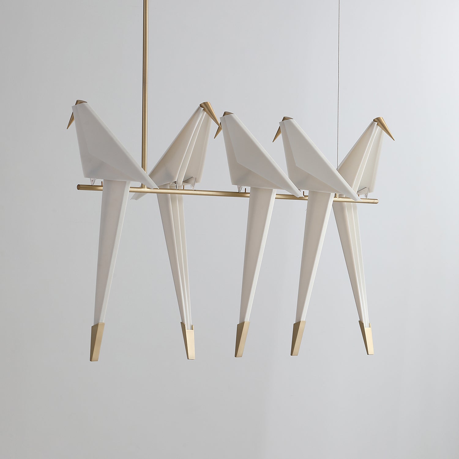 Fugleinspireret Skulpturel Loftlampe med Glød og Bevægelse Hængelampe Tech Butik