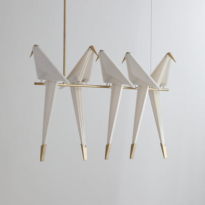 Fugleinspireret Skulpturel Loftlampe med Glød og Bevægelse Hængelampe Tech Butik