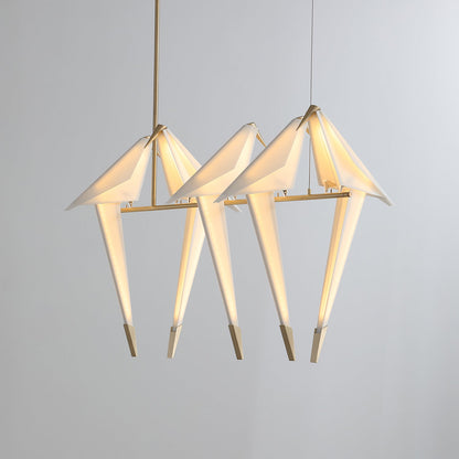 Fugleinspireret Skulpturel Loftlampe med Glød og Bevægelse Hængelampe Tech Butik