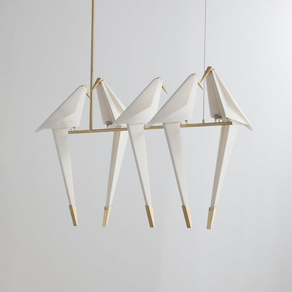 Fugleinspireret Skulpturel Loftlampe med Glød og Bevægelse Hængelampe Tech Butik