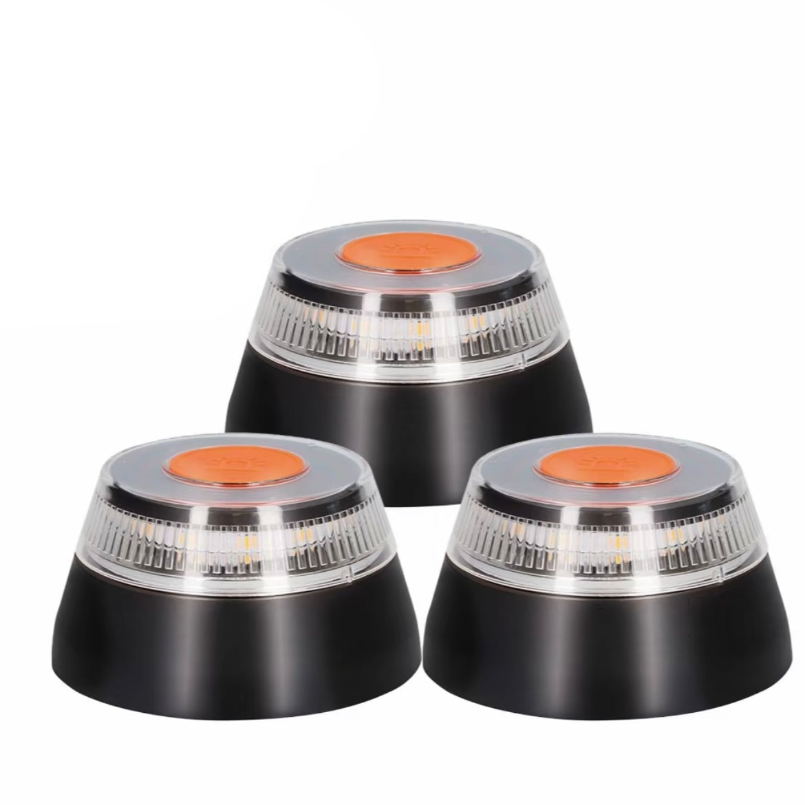 Billys Nødlys til Bil – Godkendt V16 Advarselslys med Geolokalisering Værktøj Tech Butik Pakke med 3