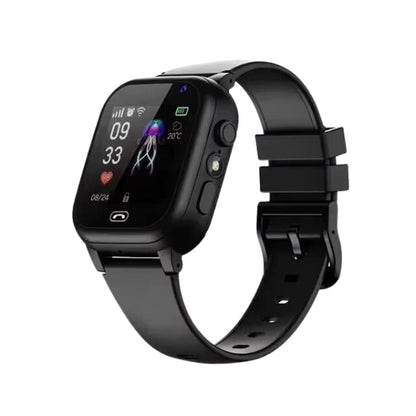 Børne-Smartwatch med GPS Tracker – Sjovt, Sikkert og Smart Børne smartwatches Tech Butik Sort